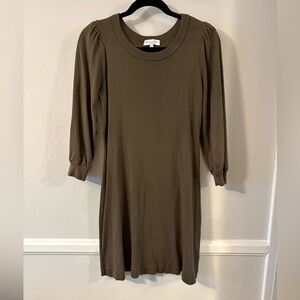 Michael Stars Olive Long Sleeve Dress